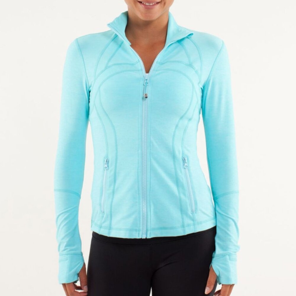 Lululemon Define Jacket Heathered Angel Blue - Picture 1 of 9